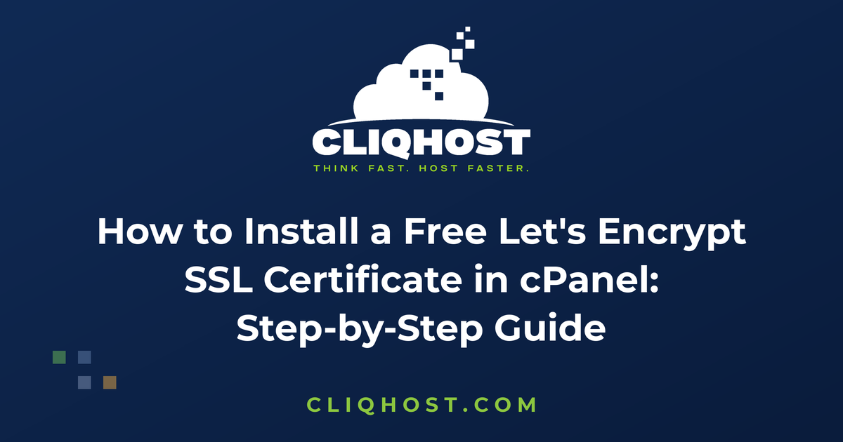 Cum instalezi un certificat SSL gratuit Let's Encrypt în cPanel: ghid pas cu pas