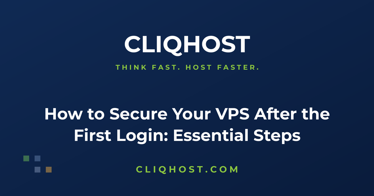 Как защитить VPS после первого входа: обязательные шаги